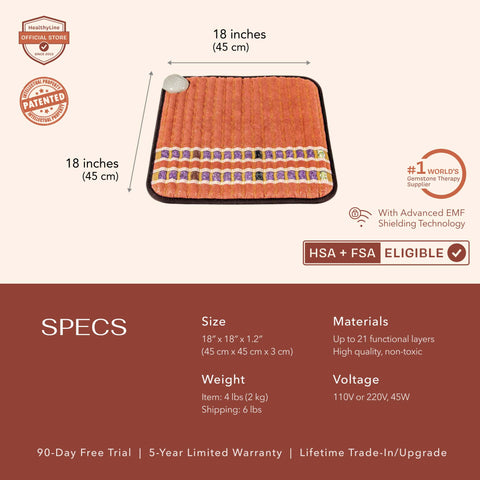 HealthyLine TAO Series | PEMF Far Infrared Heating Mats