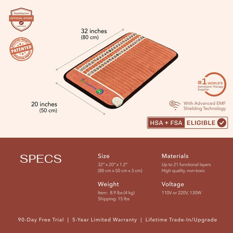 HealthyLine TAO Series | PEMF Far Infrared Heating Mats