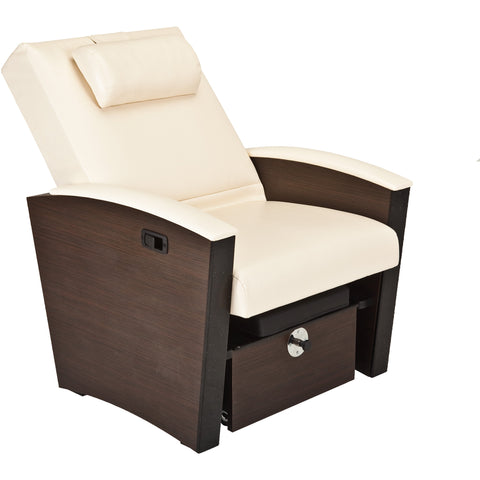 Living Earth Crafts Mystia Manicure/Pedicure Chair with Plumbed Footbath - Salon Fancy
