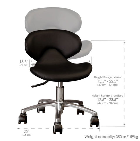 Continuum Pedicure Levitate Stool Series