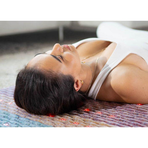 HealthyLine Rainbow Chakra Mat™ Large 7428 Firm - PEMF Inframat Pro® Third Edition  RW-ch-7428-PhP
