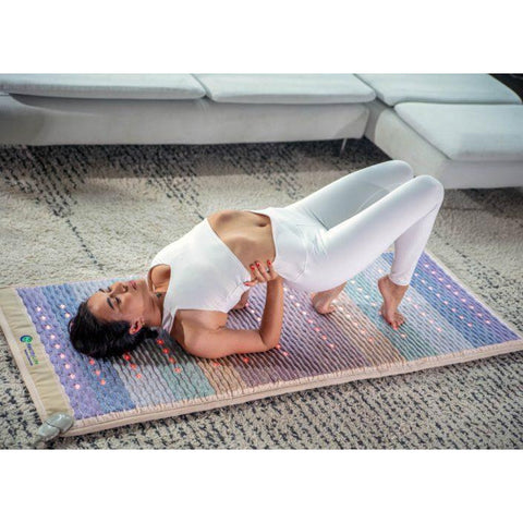 HealthyLine Rainbow Chakra Mat™ Large 7428 Firm - PEMF Inframat Pro® Third Edition  RW-ch-7428-PhP