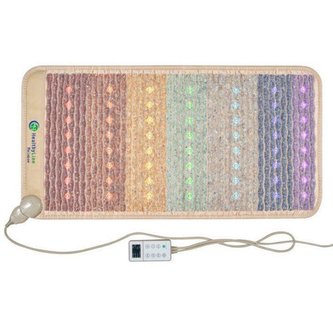 HealthyLine Rainbow Chakra Mat™ Small 4020 Firm - Photon PEMF Inframat Pro® 3rd Edition RW-ch-4020-PhP