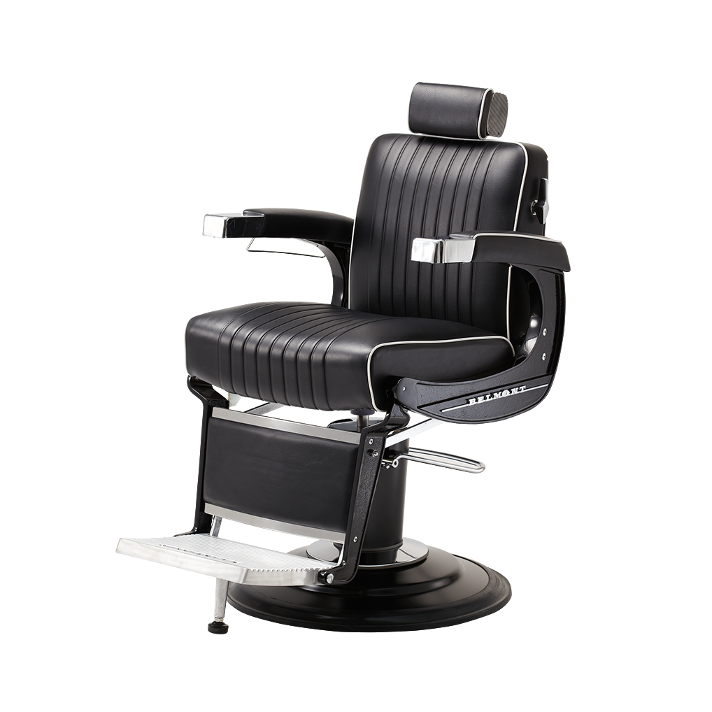 Takara Belmont ELEGANCE ELITE BLACK Barber Chair BB-225BLK – Salon