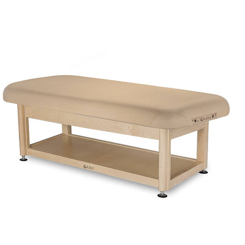 Living Earth Crafts Serenity Flat Spa Treatment Table Shelf Base - Salon Fancy