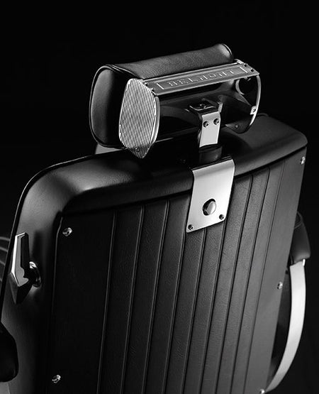 Takara Belmont ELEGANCE ELITE WHITE Barber Chair BB-225W - Salon Fancy