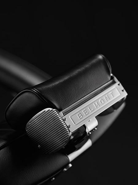 Takara Belmont ELEGANCE ELITE WHITE Barber Chair BB-225W - Salon Fancy