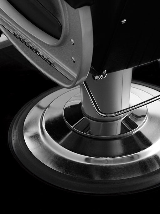 Takara Belmont ELEGANCE ELITE WHITE Barber Chair BB-225W - Salon Fancy