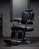Image of Takara Belmont LEGACY 100 PREMIUM VINTAGE DIAMOND Barber Chair BB-0100