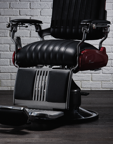 Takara Belmont LEGACY 100 PREMIUM VINTAGE STRIPE Barber Chair BB-0100