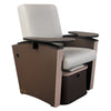 Image of Living Earth Crafts Mystia Manicure/Pedicure Chair with Plumbed Footbath - Salon Fancy