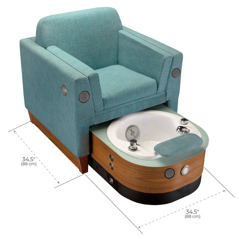Living Earth Crafts Wilshire LE Pedicure Chair - Salon Fancy