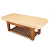 Image of Living Earth Crafts Napa La Mer Spa and Salon Table Teak Base - Salon Fancy