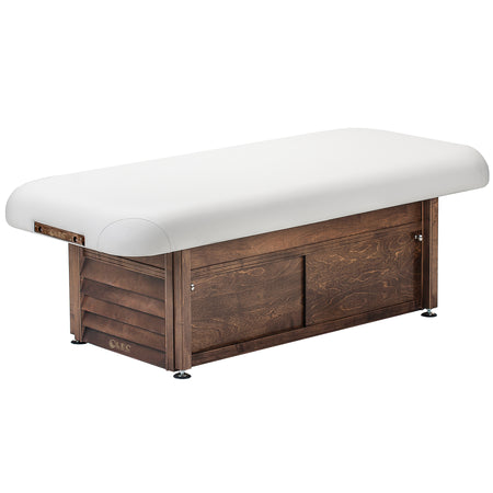 Living Earth Crafts Serenity Flat Spa Treatment Table Cabinet Base - Salon Fancy