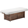 Image of Living Earth Crafts Serenity Flat Spa Treatment Table Cabinet Base - Salon Fancy