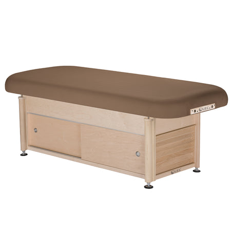 Living Earth Crafts Serenity Flat Spa Treatment Table Cabinet Base - Salon Fancy