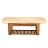 Image of Living Earth Crafts Napa La Mer Spa and Salon Table Teak Base - Salon Fancy