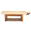 Image of Living Earth Crafts Napa La Mer Spa and Salon Table Teak Base - Salon Fancy