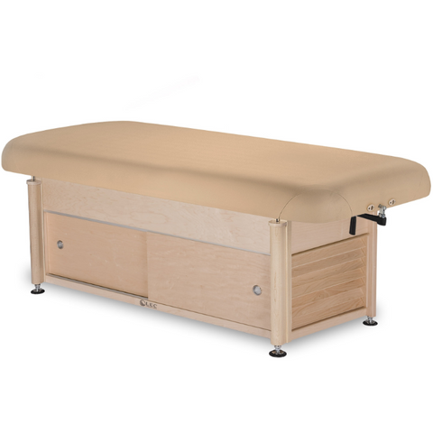 Living Earth Crafts Napa Flat Top Spa Treatment Table Cabinet Base - Salon Fancy