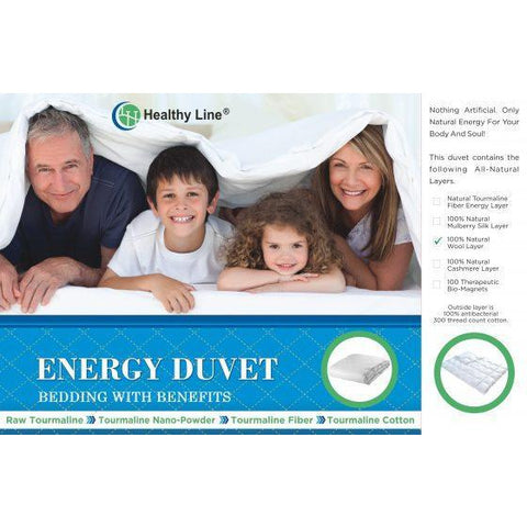 HealthyLine Tourmaline Magnetic Energy Comforter – Wool