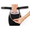 Image of HealthyLine Portable Heated Gemstone Pad - Hand Model with Power-Bank InfraMat Pro® Portable-AT-Hand