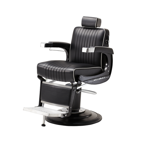 Takara Belmont ELEGANCE ELITE BLACK Barber Chair BB-225BLK - Salon Fancy