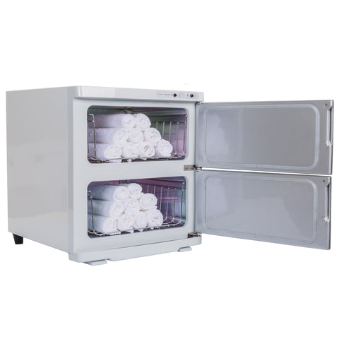 EarthLite UV Hot Towel Cabinet Large Double 120V - Salon Fancy