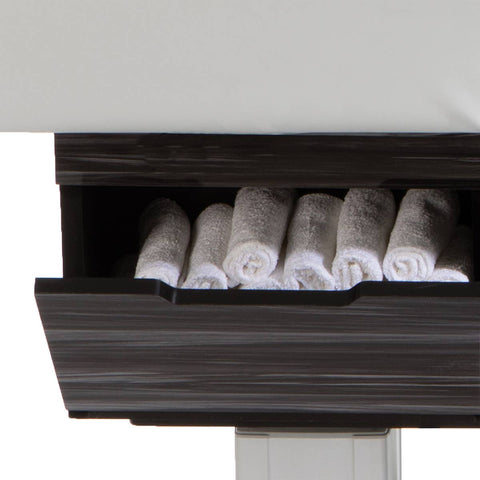Living Earth Crafts Century City Dual-Pedestal Low-Range Treatment Table with Digital Warming Drawer - Salon Fancy