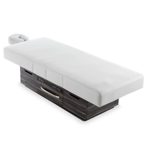 Living Earth Crafts Century City Dual-Pedestal Low-Range Treatment Table with Digital Warming Drawer - Salon Fancy